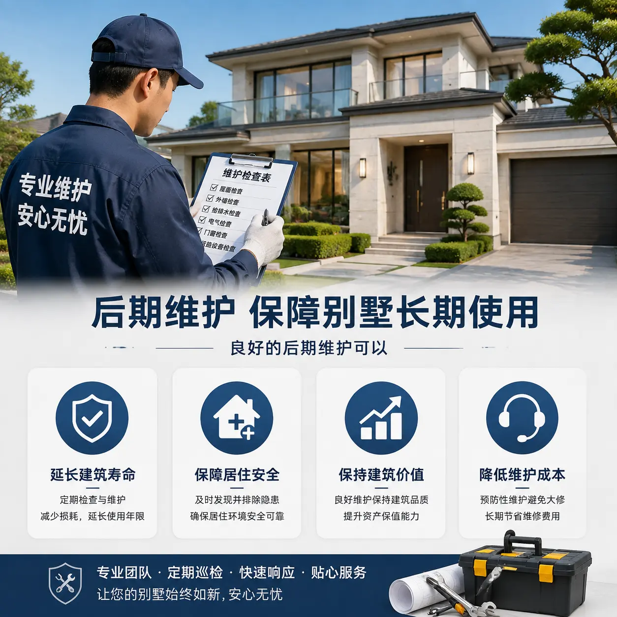 别墅建造公司推荐： 平坝 施工质量的关键要素