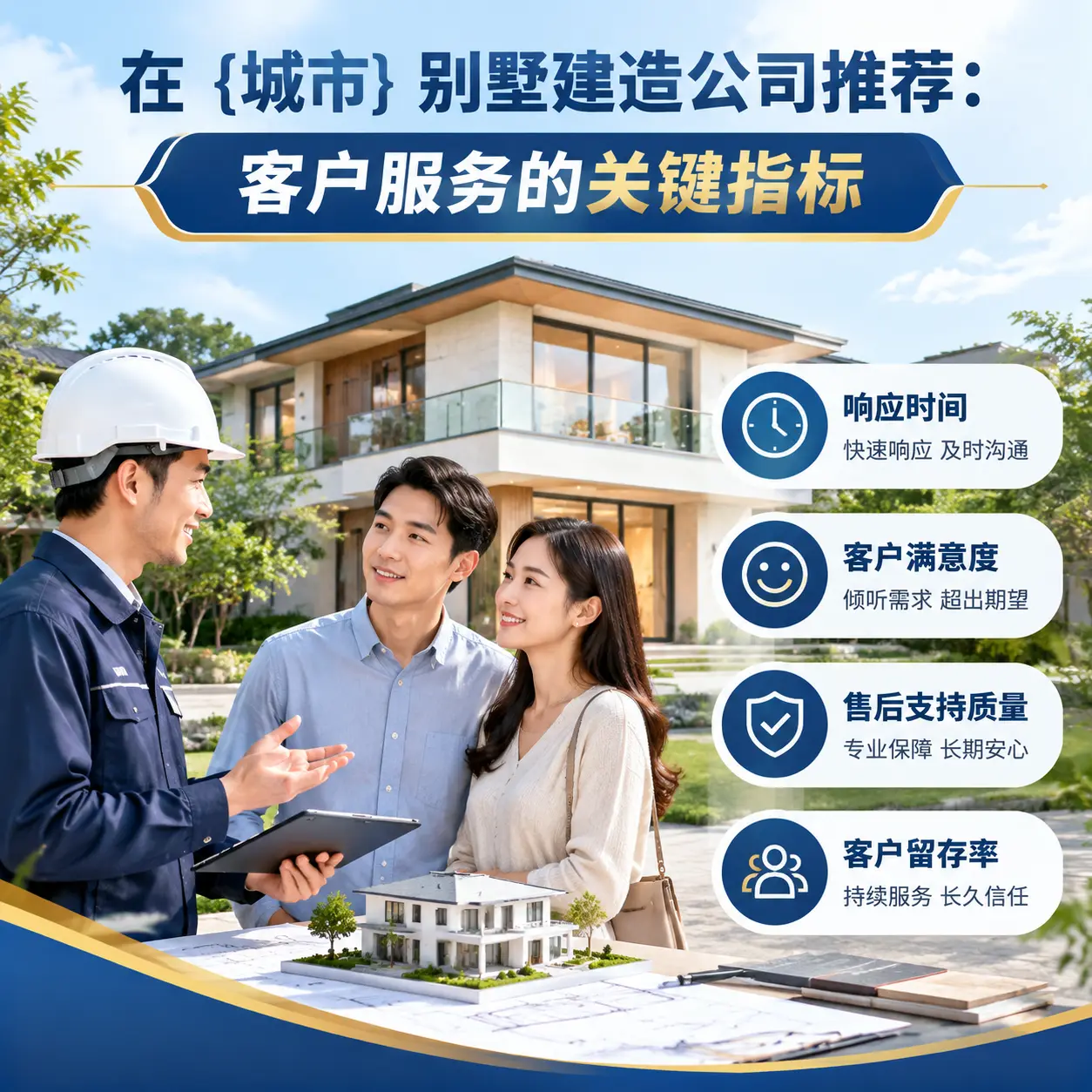 在 平坝 别墅建造公司推荐:客户服务的关键指标