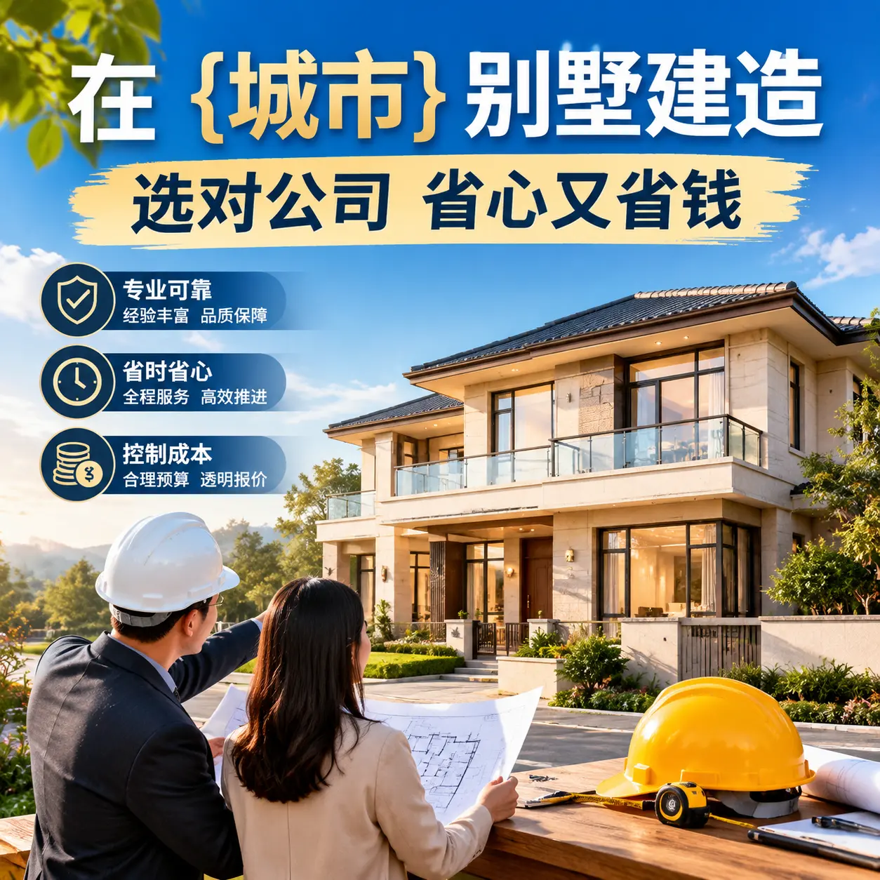 在 平坝 别墅建造,选对公司省心又省钱