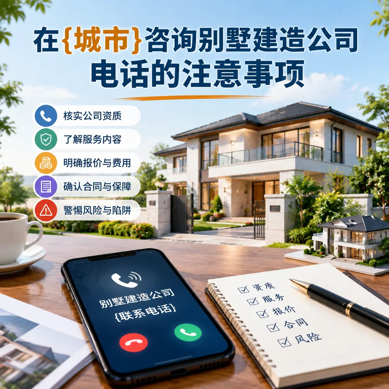 在平坝咨询别墅建造公司电话的注意事项