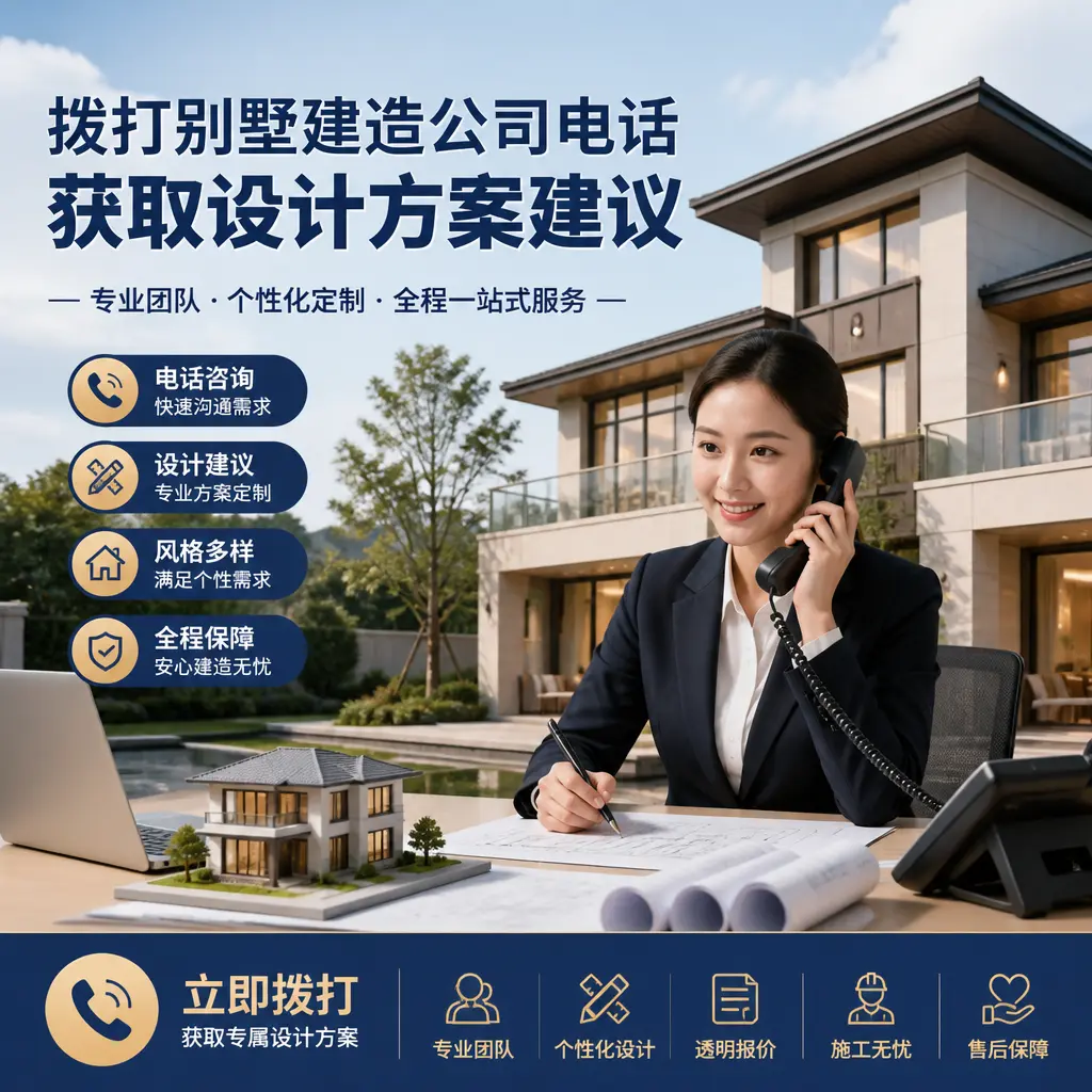 拨打平坝别墅建造公司电话，获取设计方案建议