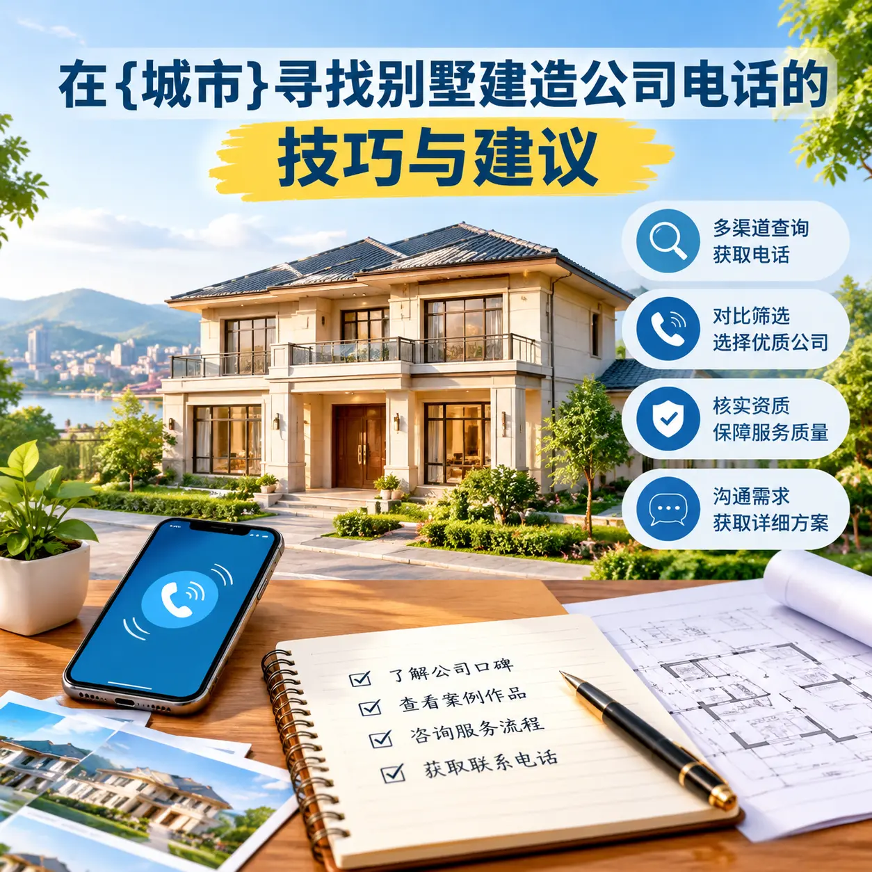 在平坝寻找别墅建造公司电话的技巧与建议