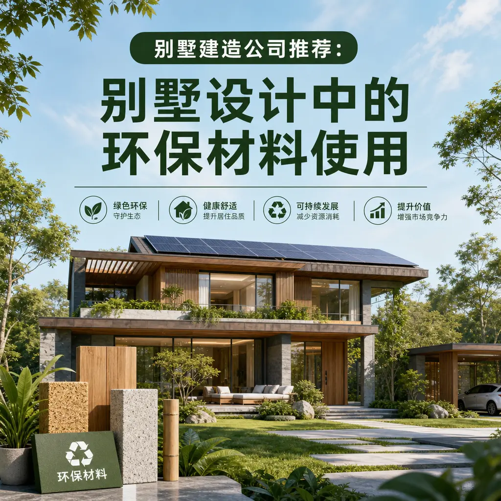 别墅建造公司推荐: 平坝 别墅设计中的环保材料使用