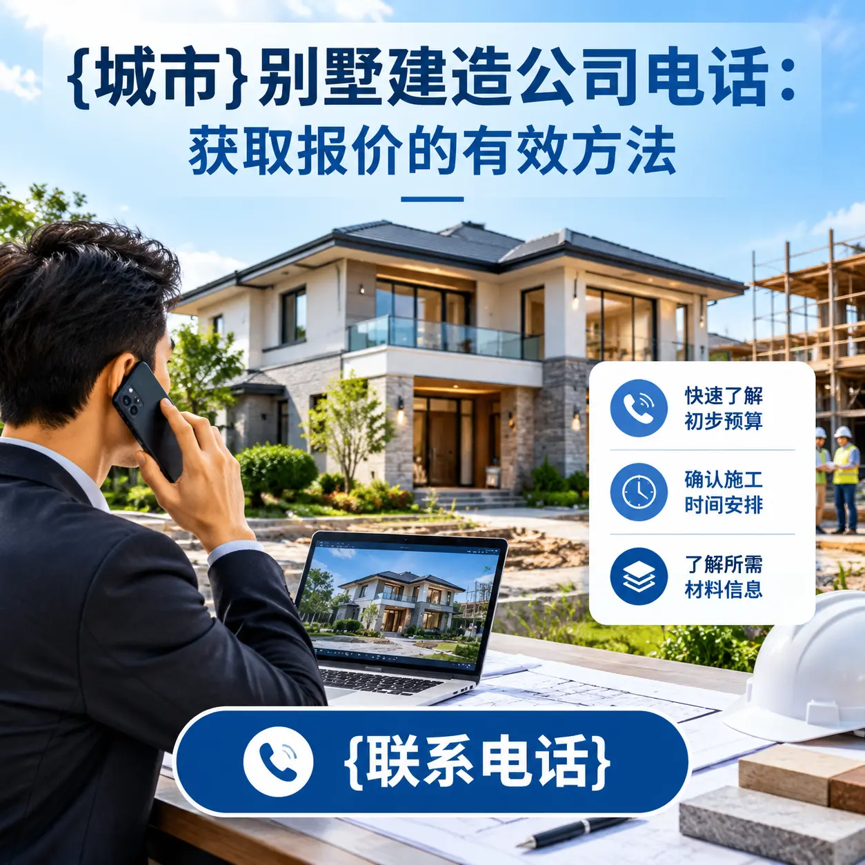 平坝别墅建造公司电话:获取报价的有效方法