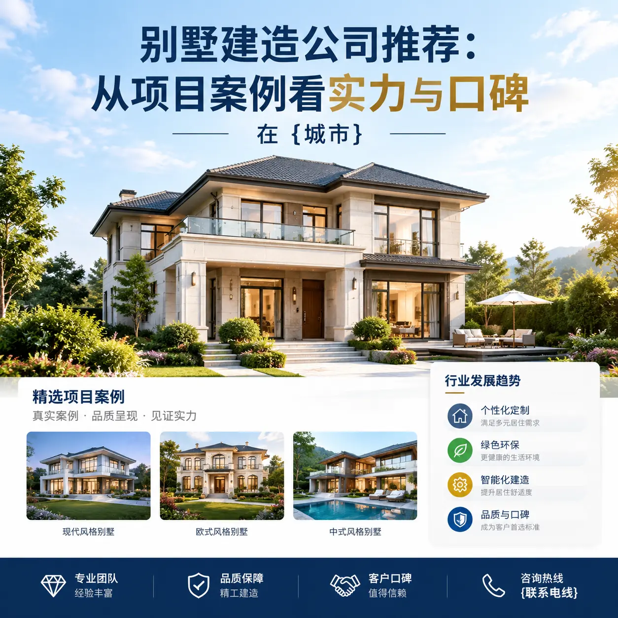 别墅建造公司推荐：从项目案例看实力与口碑在 平坝