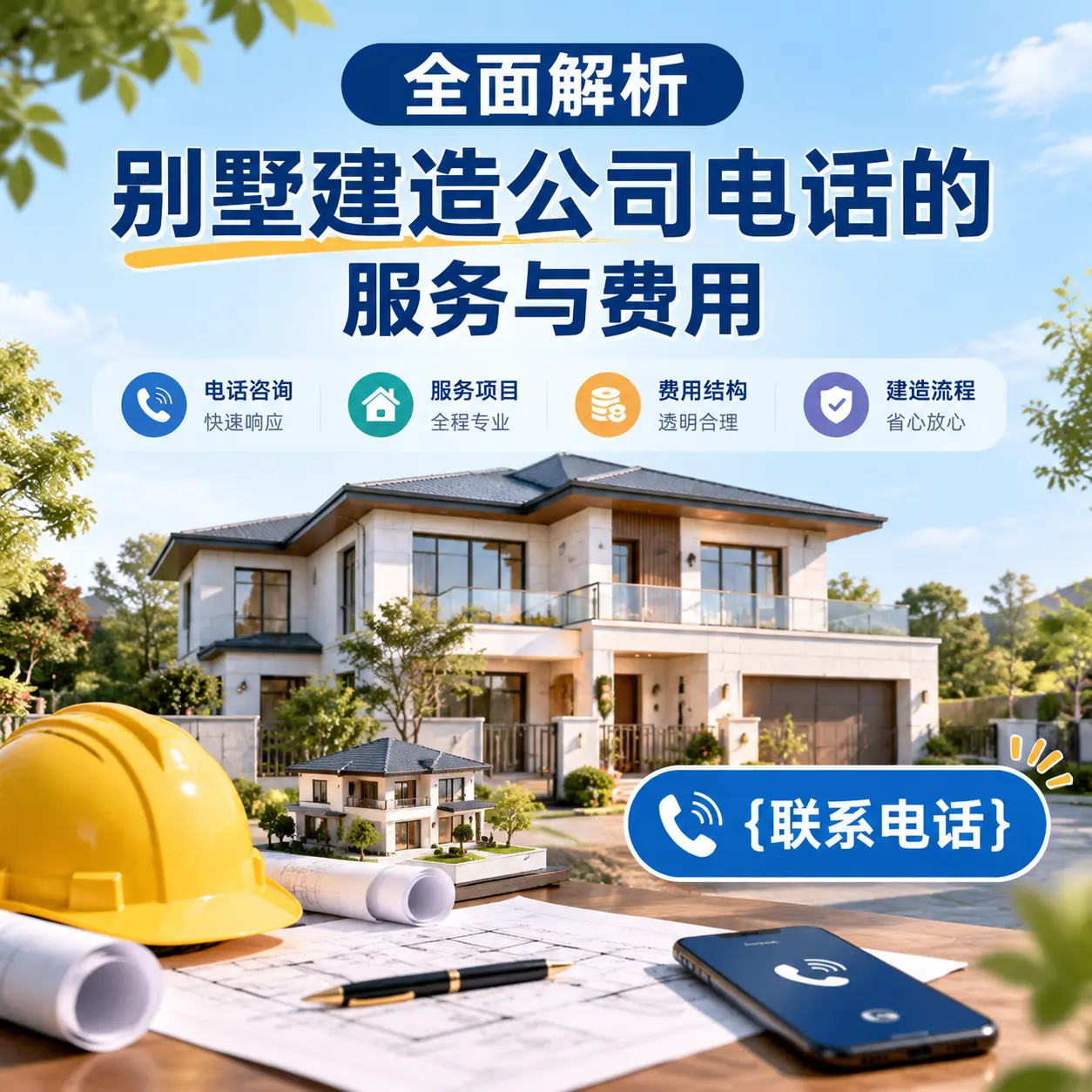 全面解析平坝别墅建造公司电话的服务与费用